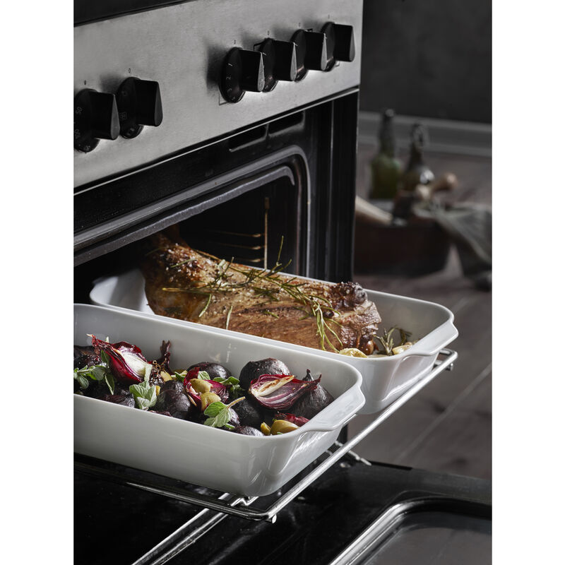 Pillivuyt Ovnfade 2 stk 32 x 17 x 6 cm i hvid porc